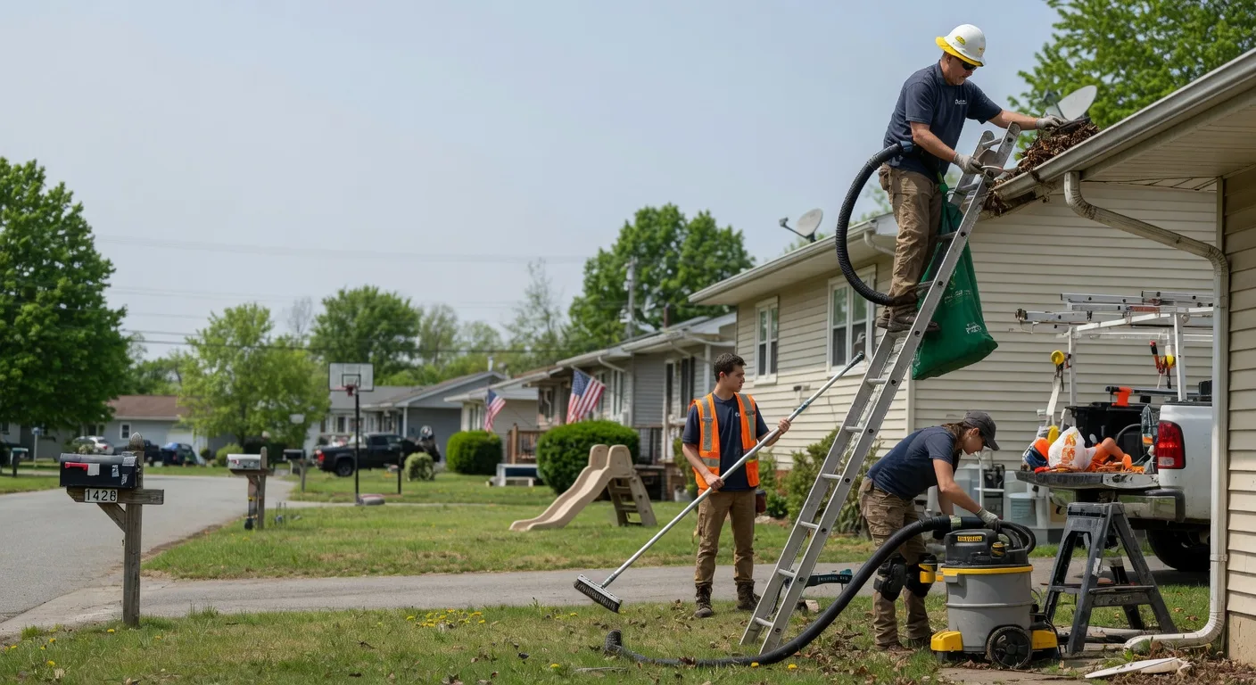 Gutter Installation in Harveysburg, OH near me